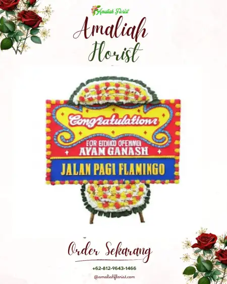 Sewa Papan Bunga 24 Ilir